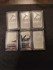 (6) 1 Troy oz 0.999 Fine Silver Bar - Pan American Silver Corp - Bullion Sealed