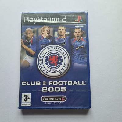 RANGERS CLUB FOOTBALL 2005 PS2 NEU/VERSIEGELT MIT PS2 STRIP.