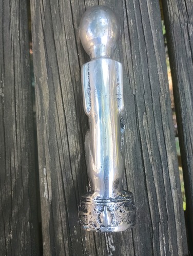 8 Zoll große gebrauchte versilberte Figur Skulptur mit Echsen/Schildkröten... - Bild 3 von 7