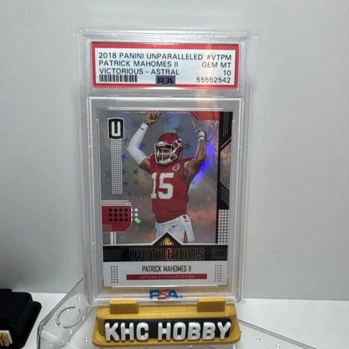 2018 Unparalleled Patrick Mahomes II Victorious Astral PSA 10 GEM MNT /200