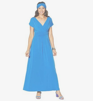 Iman Boho Chic Maxi Dress With Headband