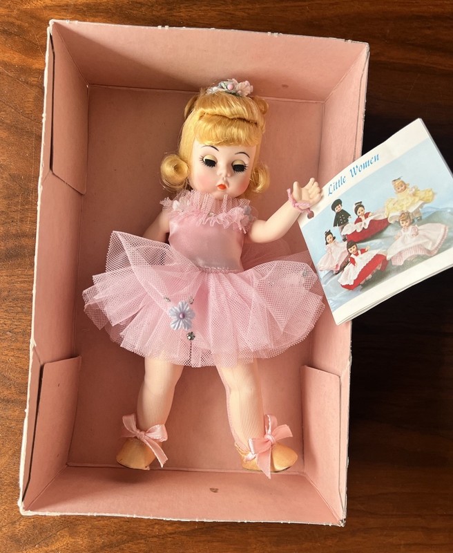 Vintage Madame Alexander 8" Blonde Pink Ballerina Doll in Box 430