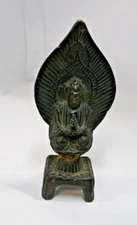 A Japanese bronze figure of Kannon Edo Period, possibly earlier