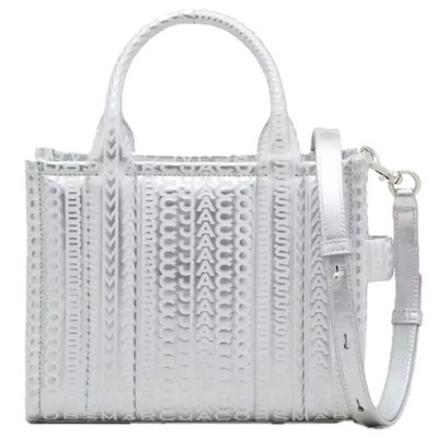 Marc Jacobs The Small Tote Silver/Bright White Tote 2F3HTT049H01-113