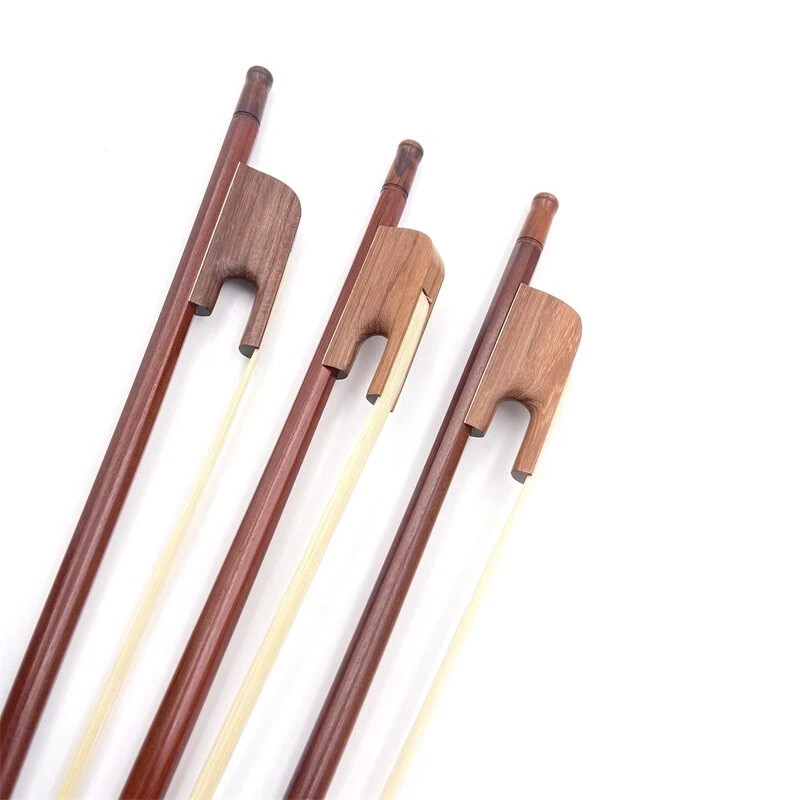 3pcs Beautiful baroque style Viola bows, Strong brazilwood Bow for Violas