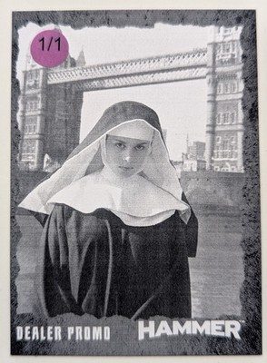 Hammer Horror Serie 2 B&W PROOF Dealer Promo Karte TZ1 1/1 Limited Edition