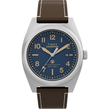 Orologio Uomo TIMEX EXPEDITION NORTH TW2Y30600 Pelle Marrone Blu