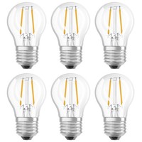 6 X Osram Led Filament Tropfen 2,8W = 25W E27 Klar 250Lm Warmweiß 2700K Dimmbar