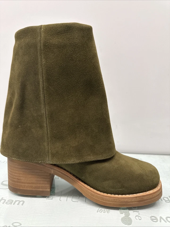 Botas de cuero verde Dingo Windsor para mujer talla 7 M, usadas. Foto 2 de 4