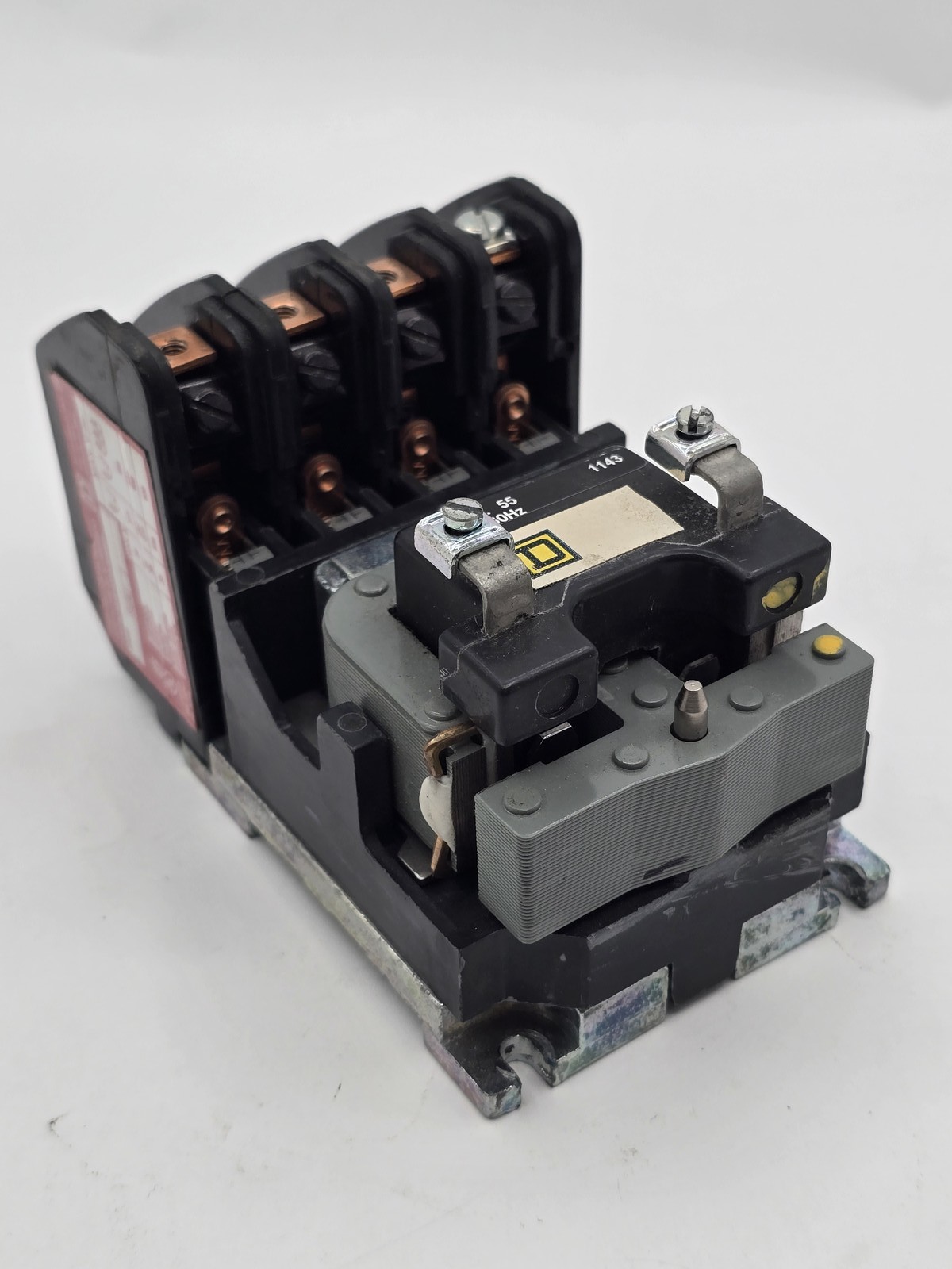 Square D 8903L040 Lighting Contactor 30A 4P 600V 277V Coil Used Missing Screws