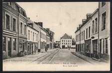Old postcard Estaires / North, Rue du Rivage 