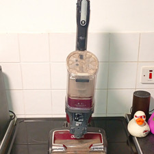 Shark DuoClean Bagless Stick Vacuum Cleaner with Head Light, Burgundy/Black