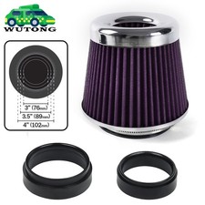 3 3.5 4 Cold Air Intake Filter Inlet For Racing 3 Sizes In 1 Purple Universal 3 3.5 4 Cold Air Intake Filter Inlet For Racing 3 Sizes In 1 Purple Universal