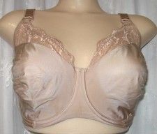 38G Wacoal SANDY BEIGE Lace Impressions Unlined U/W VERY SOFT Bra 855257--00 