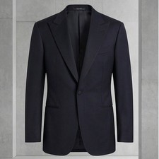 Canali 52L Men's Tuxedo Jacket Wool Formal Occasion Blazer Size 52L Italy Lined