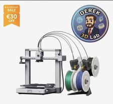 DEREK 3D Lab Stampante 3D con supporto bobine filamento e bobine filamento