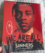 Miles Caton Signed 8x10 Photo Sammie Sinners