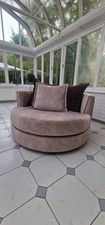 DFS Devine Swivel Chair | Round Snuggle Chair | Excellent Condition Only £500