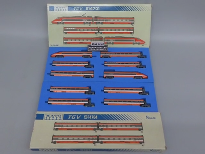 KATO N Scale French Railroad TGV S14701 S14704 10-Car Set Bullet