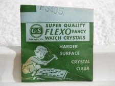 GS PS405 Watch Crystal For Benrus Pioneer Warwick - 19.7 x 19.7 mm - Replacement