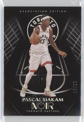 2019-20 Panini Noir Association Edition Holo Silver 15/25 Pascal Siakam #45 4d6