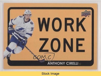 2021-22 Upper Deck Series 1 Work Zone Anthony Cirelli #WZ-39 READ t4m