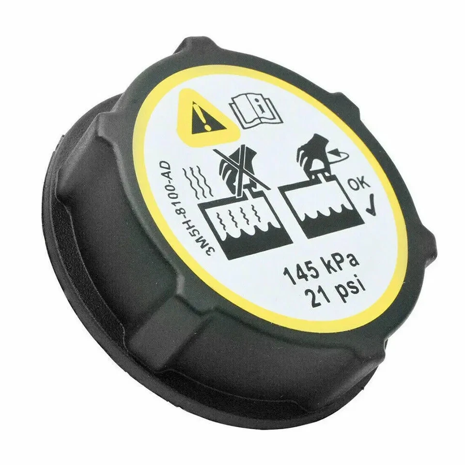3M5H8100AD Radiator Expansion Tank Cap For Ford Focus Mk2 Mk3 Transit MK6 MK7 - Image 2 of 4