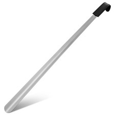 Extra Long Shoe Horn, 31.5'' Metal Shoe Horn Long Handle for Seniors, Silver ...