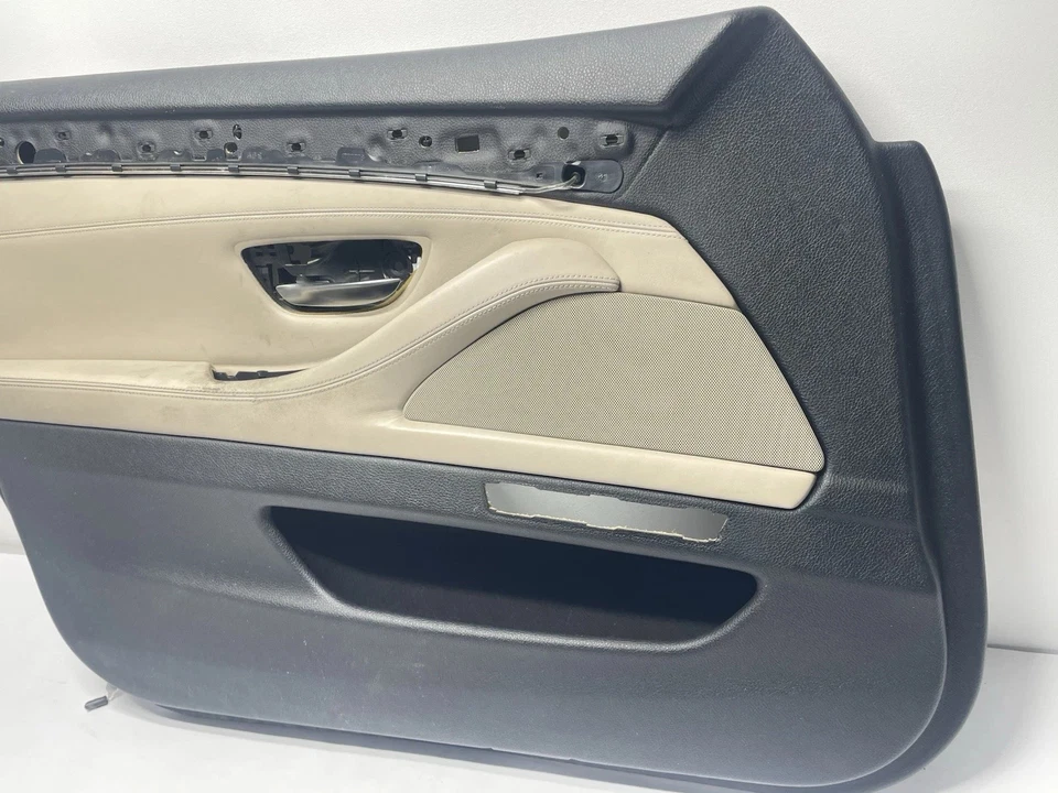 11-16 BMW F10 528i 535i conjunto de painel de porta interior dianteiro esquerdo fabricante de equipamento original - Imagem 2 de 4