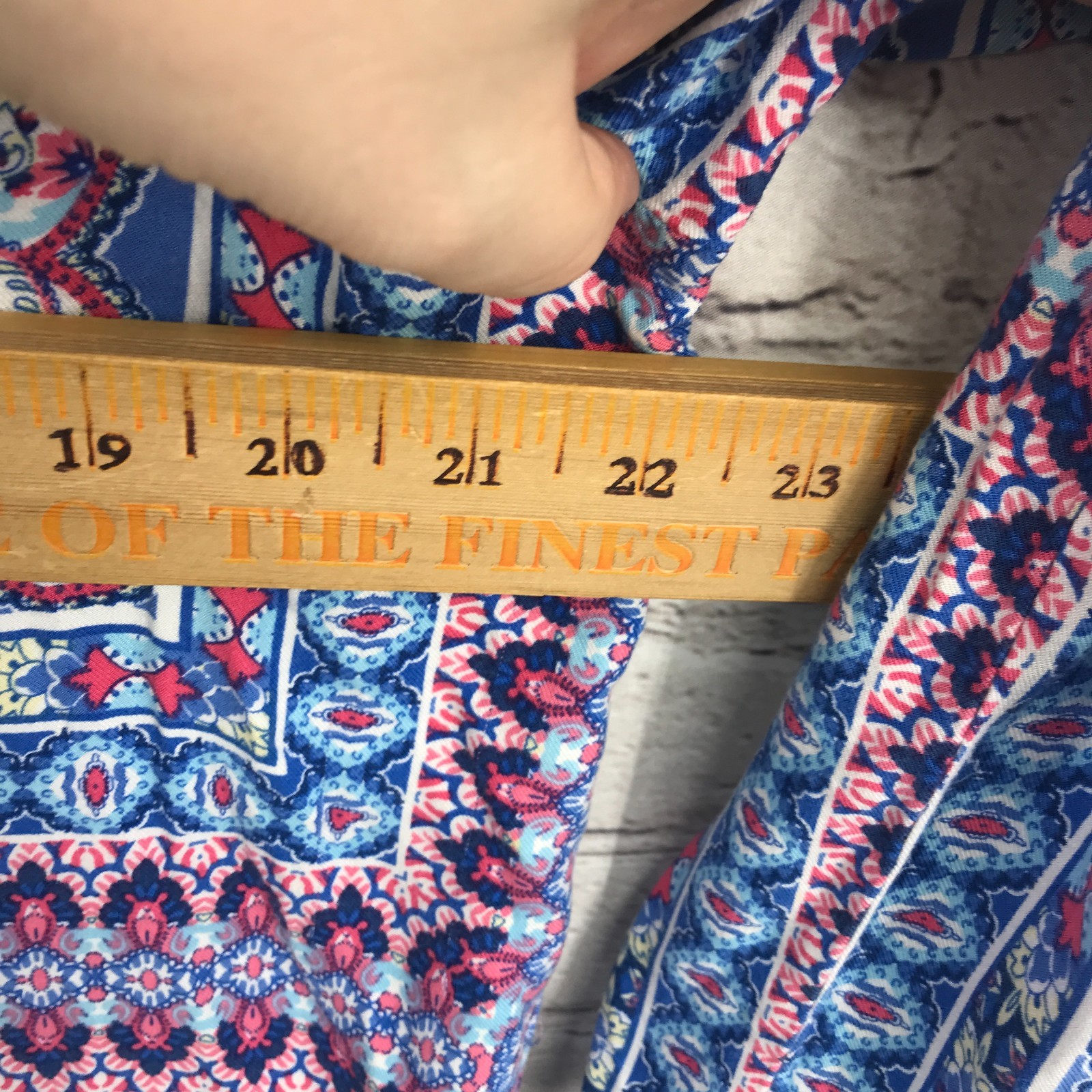 Ruby Rd Top Womens Extra Large Blue Button Up Lon… - image 9