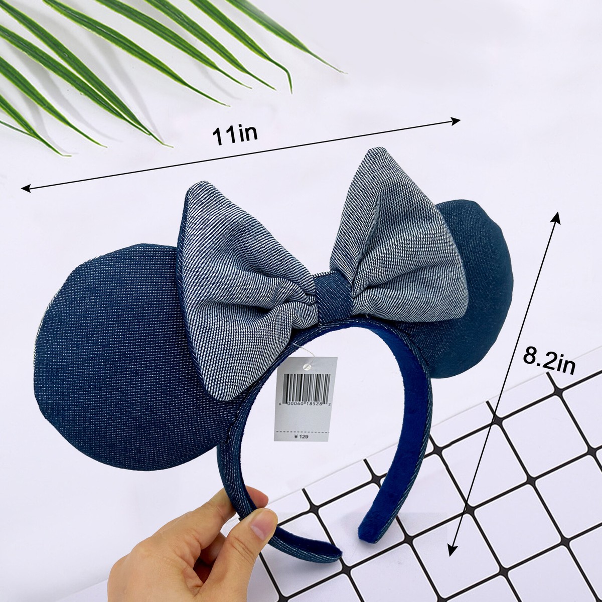 Japan Tokyo Disney Resort Minnie Denim Stripe Blue Mickey  display picture 1
