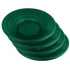 4 Pack 14" Inch Riffled Green Gold Panning Pan Mining Dredging Sluice Tool