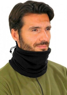 SCALDACOLLO IN PILE TERMICO UOMO DONNA ANTIVENTO MOTO CAPPELLO CON