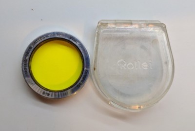 Filtre Jaune Rollei Gelb-Mittel Filter 28.5 pour Monture