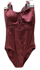 Kona Sol Pink  One-Piece Bathing Suit Women's Size Small (4-6) Free Shipping