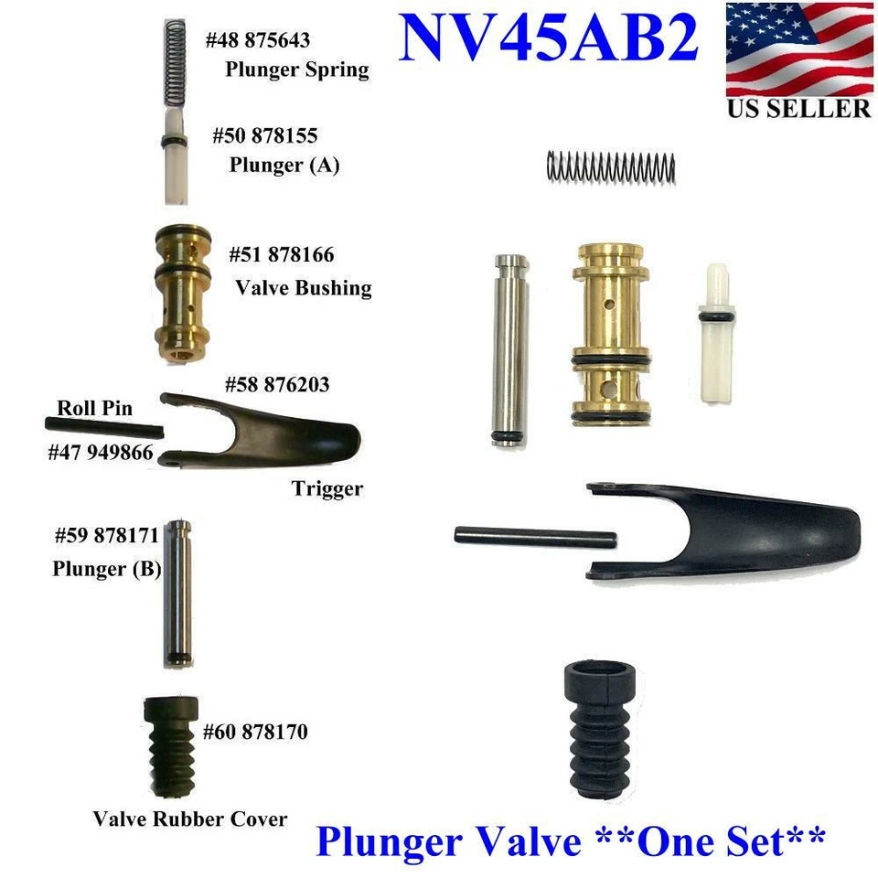 CoFast® High Quality Plunger Valve Assembly A for Aftermarket Hitachi NV45AB2