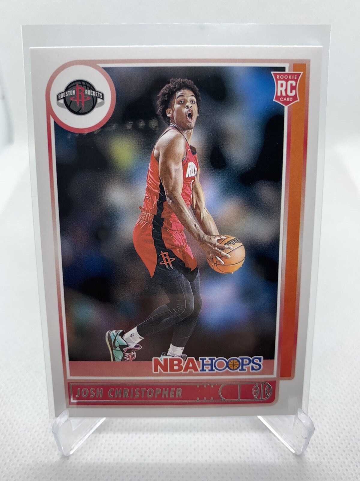 Josh Christopher 2021/22 NBA Hoops Rookie Card RC #214 Rockets A11