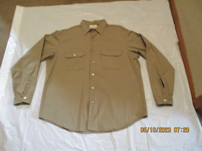 Vintage Sears Perma-Prest No Iron Wash And Wear Work Shirt, Size