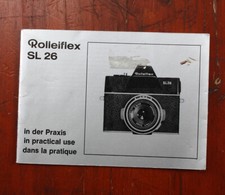 ROLLEI ROLLEIFLEX SL26 INSTRUCTION BOOK/210008