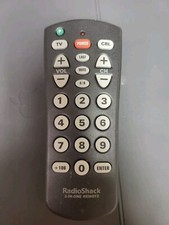 Radio Shack Remote Control 2-IN-1 Universal Big Button Cat. No. 15-1989