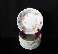 Myott HERITAGE Floral Fruit Berry Dessert Sauce Bowls 5" England (Set of 12)