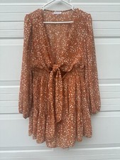Blush & Day orange dress womwns size 2xl