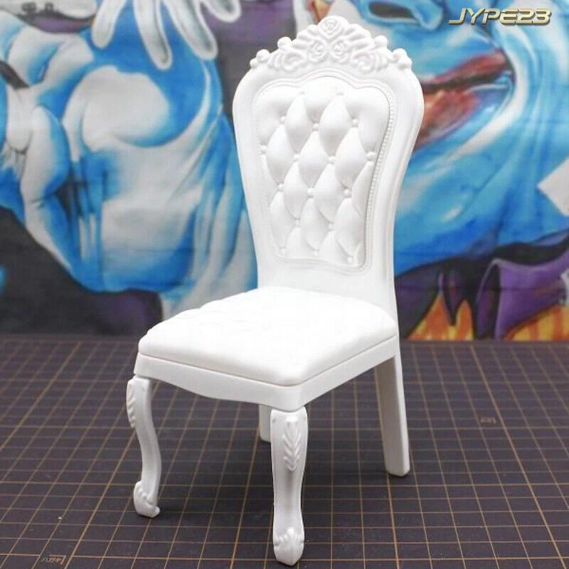 1:6 Maßstab Puppenhaus Miniatur Stuhl Tisch Modell für 12'' Action Figur Szene - Bild 4 von 4