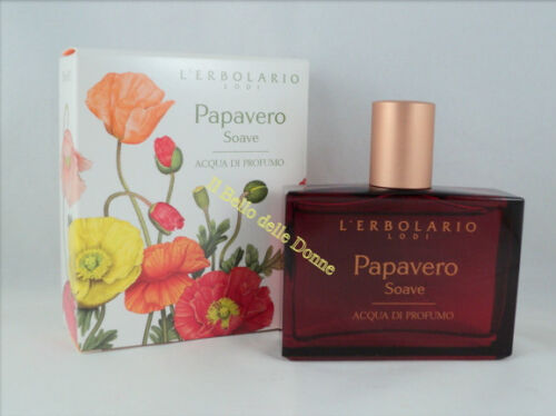 Erbolario water perfume papavero soave 50ml womens sweet poppy
