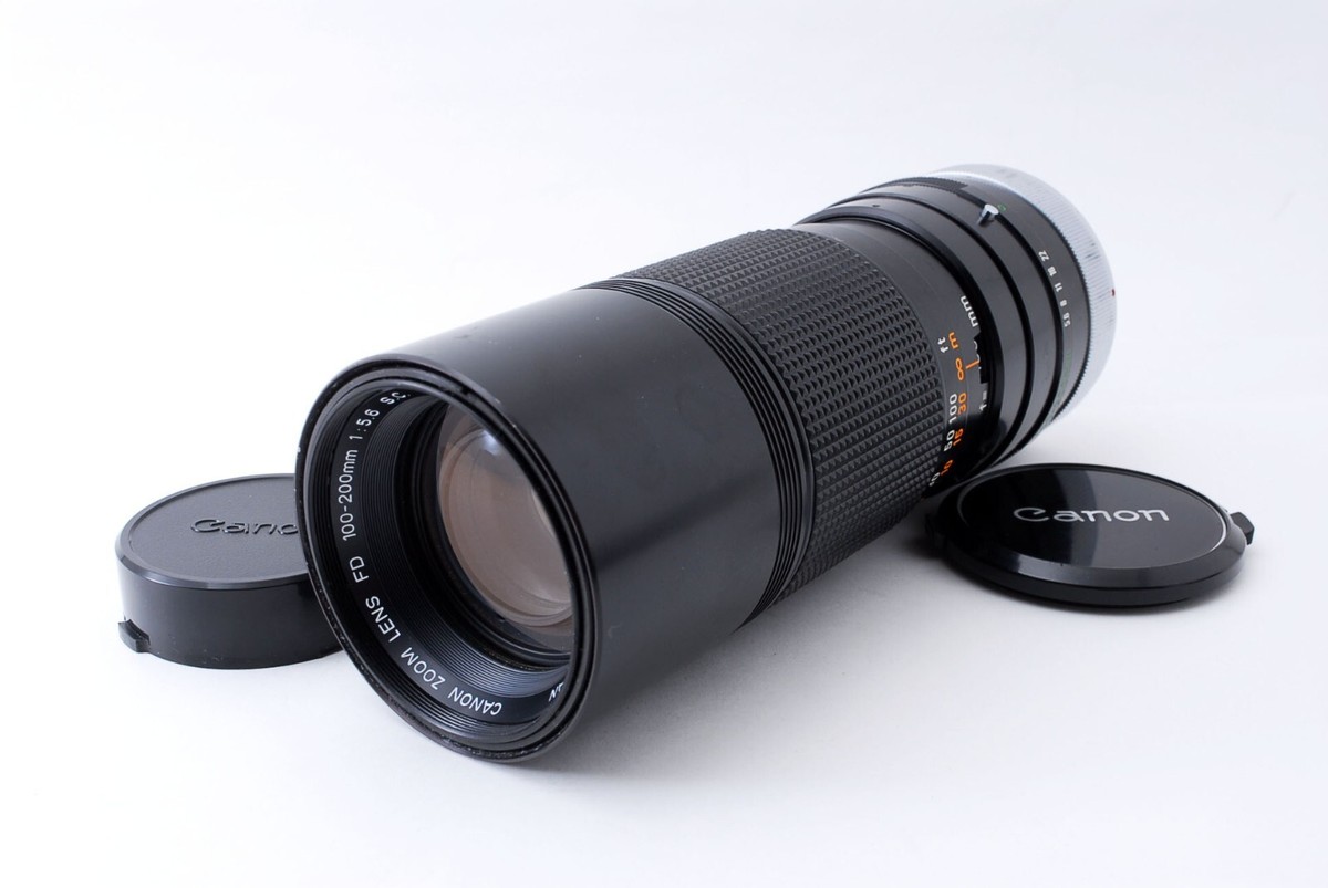 レンズ(単焦点) Canon zoom lens FD 100-200mm 1:5.6 N Mint] Canon FD Zoom Lens 100-200mm f5.6 S.C. MF From Japan