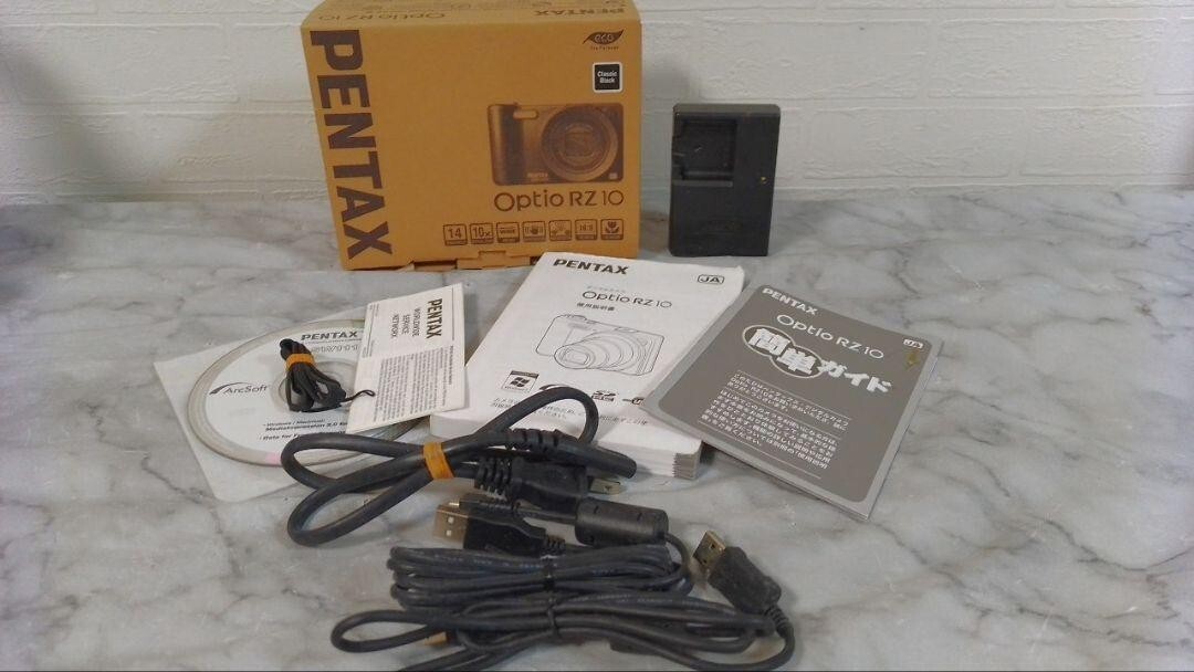 Pentax Optio RZ10 Compact Digital Camera Black Optical 10x Pentax Optio RZ10 Compact Digital Camera Black Optical 10x