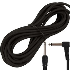 Perfektion Straight to Right Angle Guitar, Bass,  Instrument Cable, 10' ft