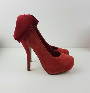 carvela red suede shoes