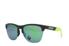 Oakley Sunglasses Frogskins Lite 9374-2963 Matte Black Bright Green Prizm Jade