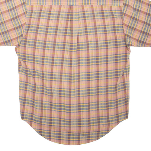 CROCODILE Mens Shirt Pink Check M - Picture 6 of 6